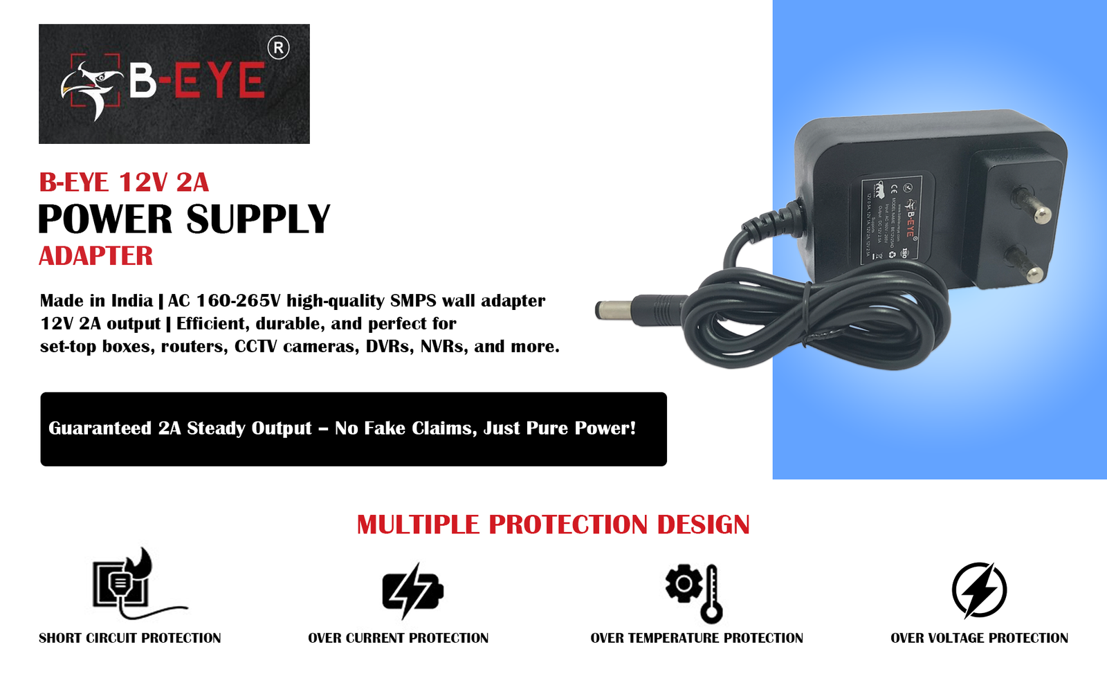 ADAPTER 12V 2A DESCRIPTION