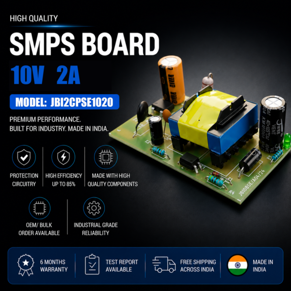 SMPS Board 10V 2A High Quality JBI2CPSE1020 industrial DC power supply module made in India