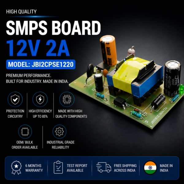 SMPS Board 12V 2A High Quality JBI2CPSE1220 industrial DC power supply module made in India